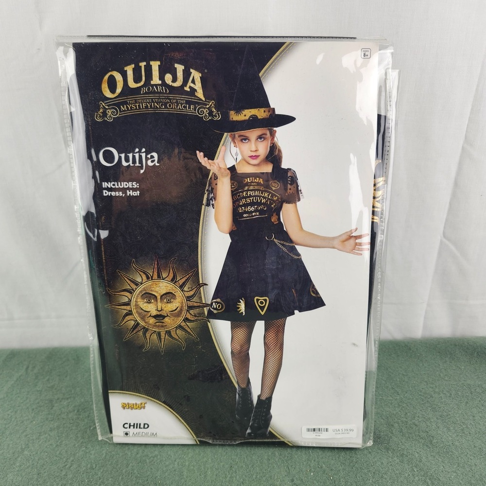 Spirit Halloween Costume Ouija‎ child Medium Dress Hat